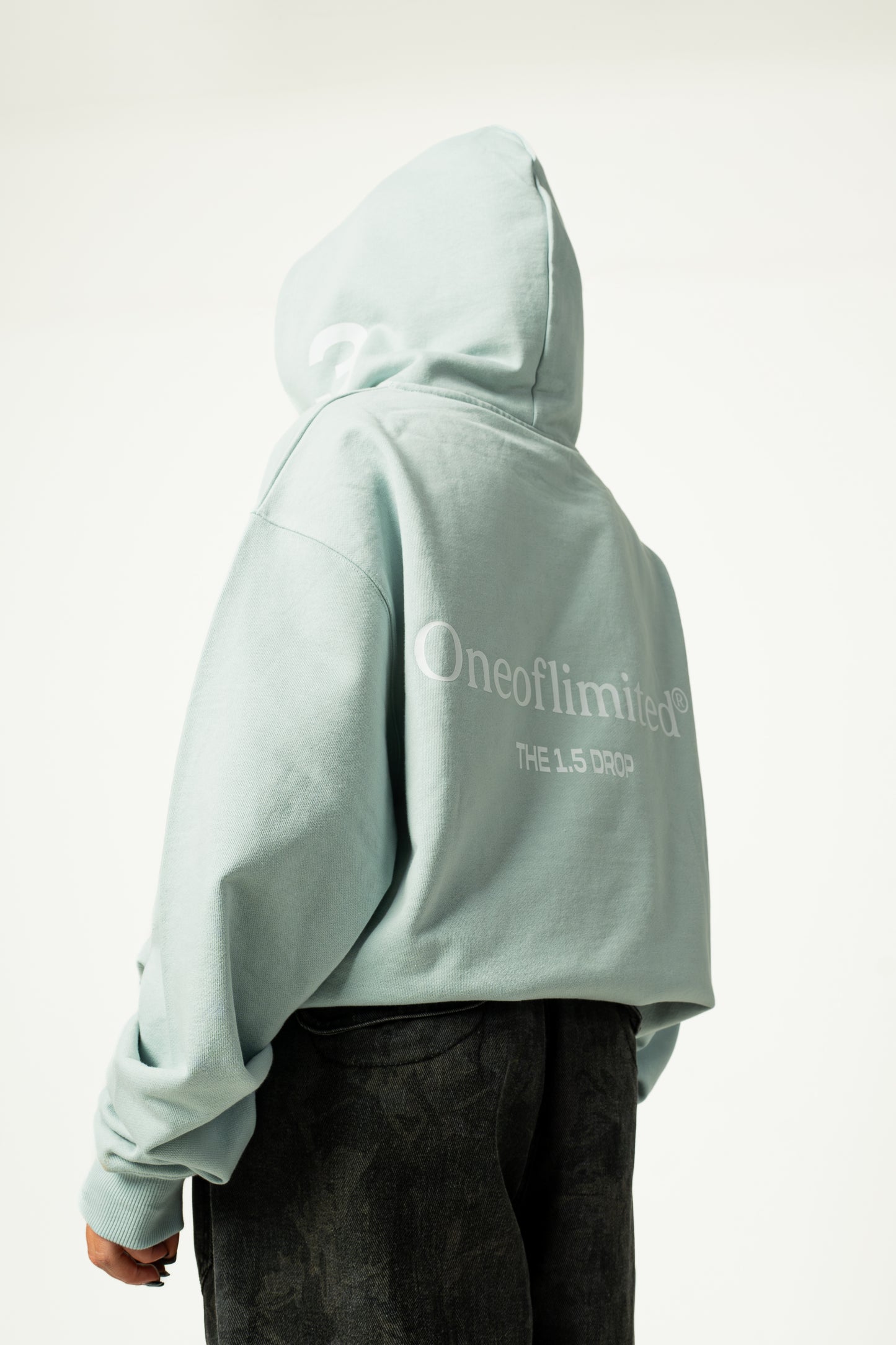 Pastel Collection Oversized Blue Hoodie
