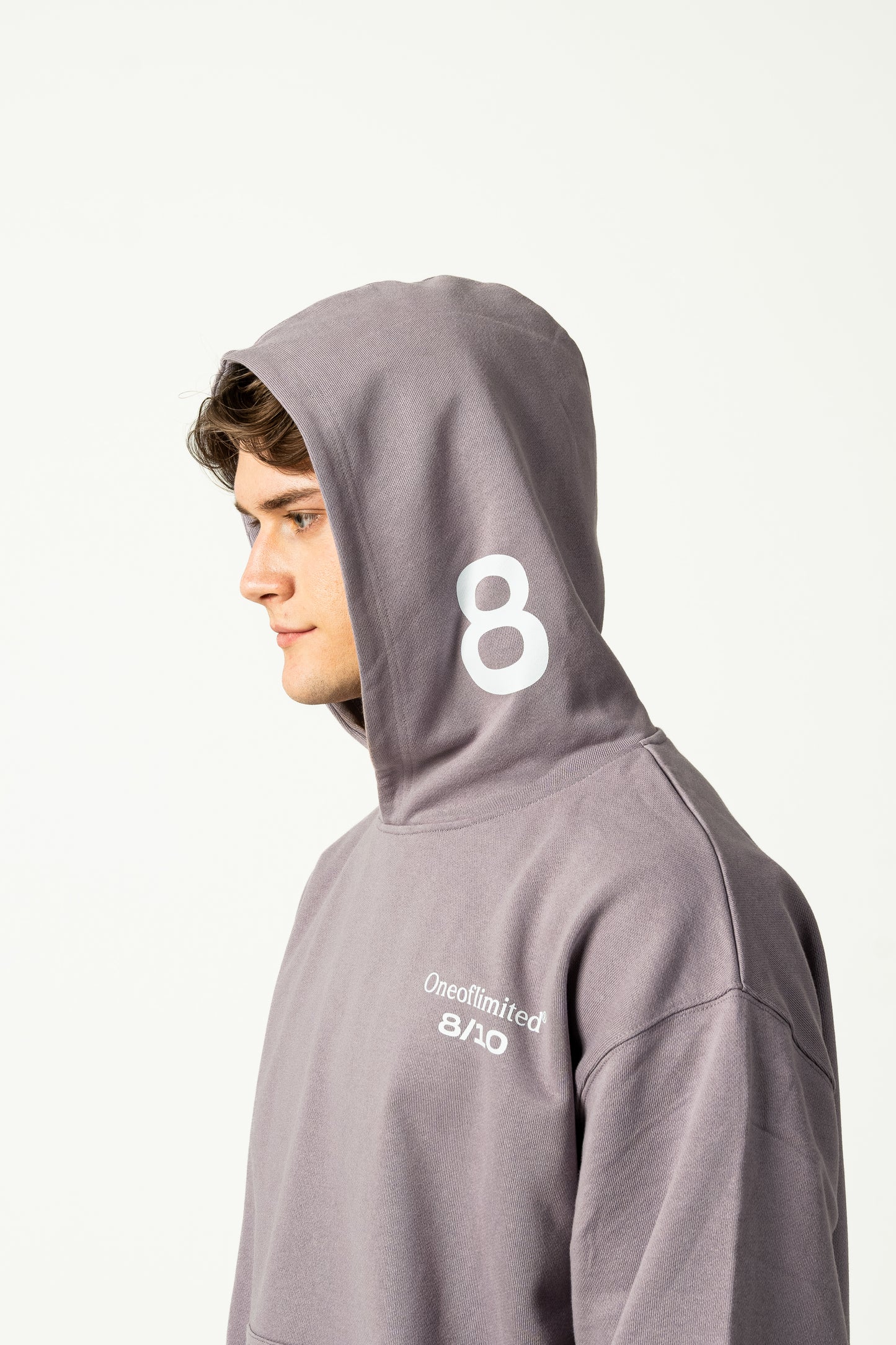 Pastel Collection Oversized Purple Hoodie