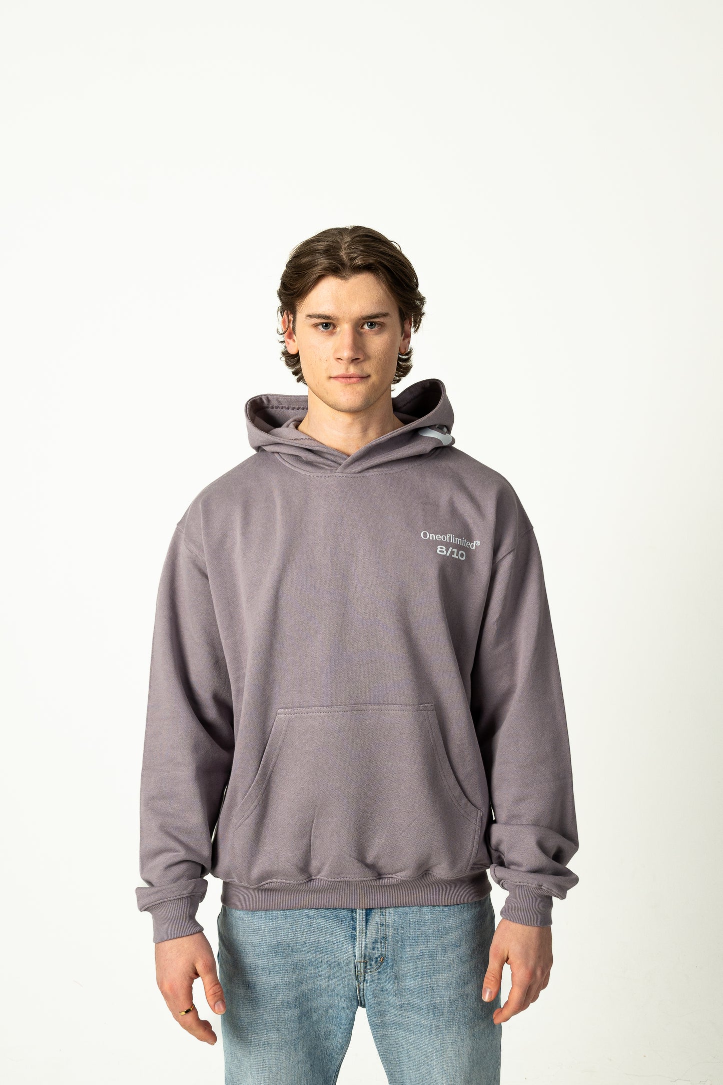 Pastel Collection Oversized Purple Hoodie